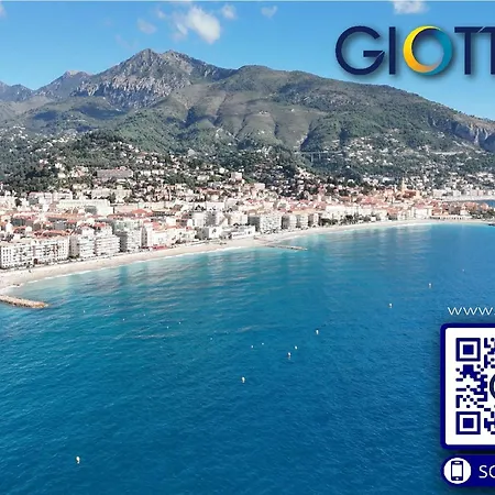 Grand 3p Centre Avec Terrasse, Parking Et Piscine - Fr-1-196-379 * Mentona